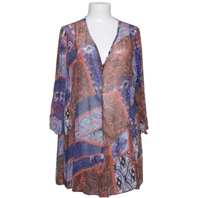 Blouse (Blauw, Oranje, Meerkleurig) van Alison Polyester