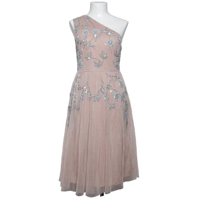 Robe (Beige, Argent) de Maya Deluxe Polyester