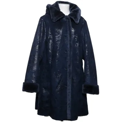 Shearlingjacka (Blå) från Mainpol Polyester