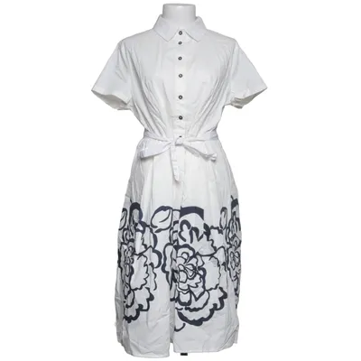 Blousejurk (Wit, Zwart) van Sweet Miss Katoen, Elastaan