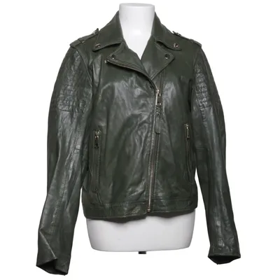 Bikerjakke (SP-500) fra Rockandblue Læder, Polyester, Uld
