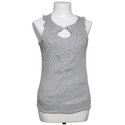 Top (Grijs) van Rützou Polyester, Zijde