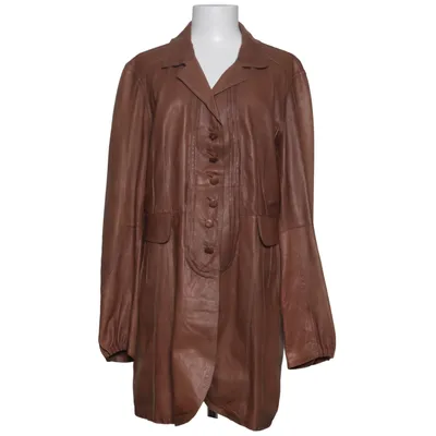 Manteau (Marron) de Viola Cuir