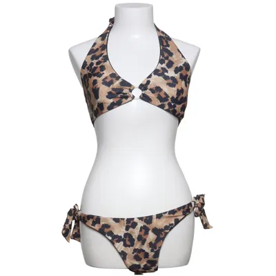 Bikini (Bruin, Zwart) Elastaan, Polyester