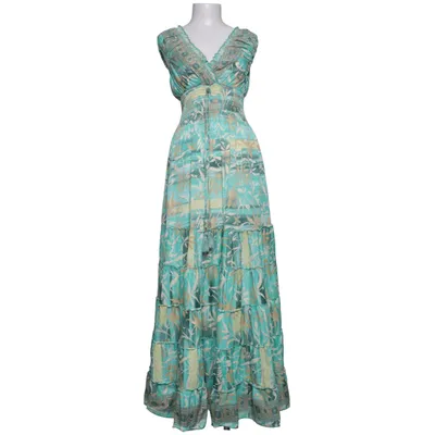 Maxi dress (Turquoise, Beige, Multicolored) from Silk de Silk