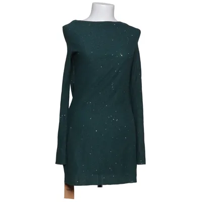 Kjole (Grøn) fra Fabric Elastan, Metallfiber, Polyester