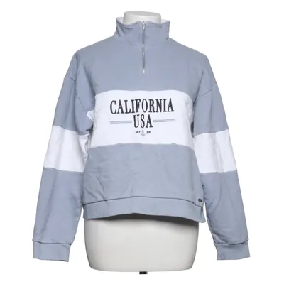 Sweatshirt (Blue, White) from Pacific Republic Pull & Bear Cotton