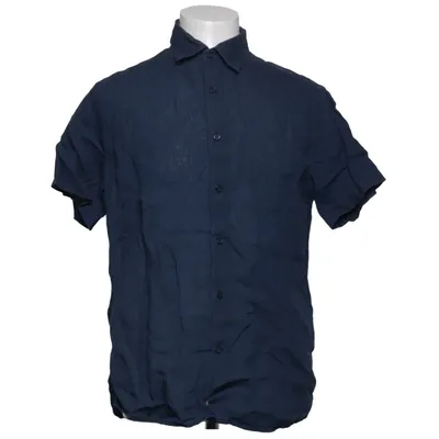 Short sleeve shirt (Blue) from Selected Homme Linen
