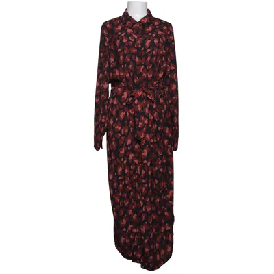 Skjortklänning (Svart, Brun) från Hema Elastan, Återvunnen polyester