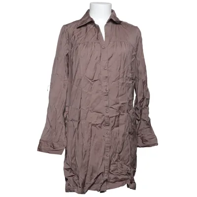 Robe chemise (Marron) de Friendtex Coton, Viscose
