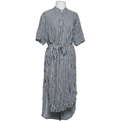 Robe chemise (Bleu, Blanc) de Scampi Viscose