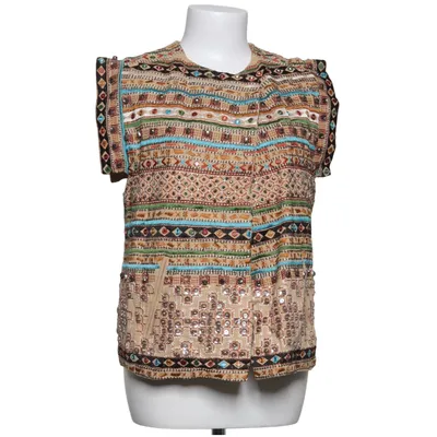 Gilet (Beige, Meerkleurig) van Zara Woman