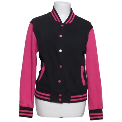 Varsity-jack (Zwart, Roze) van Urban Classics Katoen, Polyester