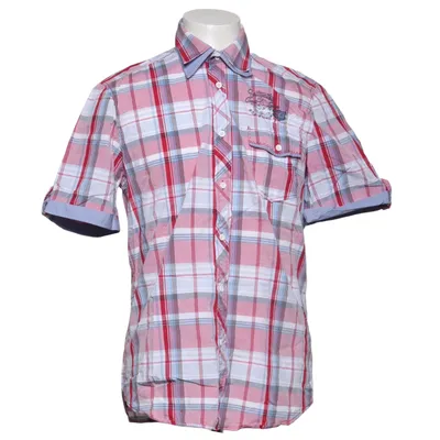 Korte mouwen shirt (Rood, Blauw, Wit) van Lerros Katoen