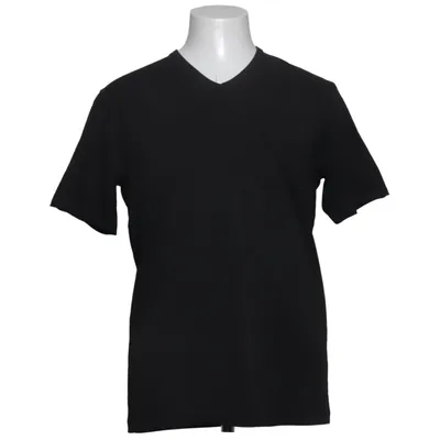T-shirt (Noir) de Wool & Co Coton, Élasthane