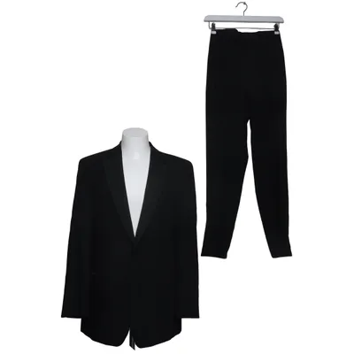Suit (Black) from Masterhand Viscose, Wool