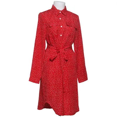 Shirt dress (Red, White) from PatPat Elastane, Polyester