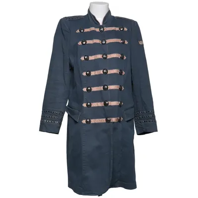Jas (Blauw, Beige) van Airfield Katoen, Elastaan, Polyester