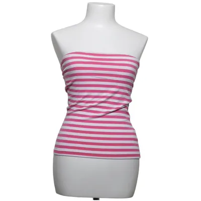 Tubetop (Pink, Hvid) fra Ann Christine Bomuld, Elastan