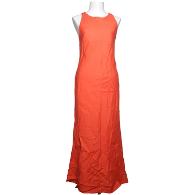 Maxi dress (Orange) from Massimo Dutti Linen, Viscose