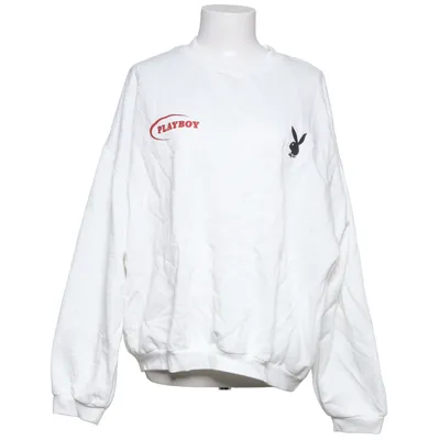 Collegetröja (Vit) från Playboy x Missguided Polyester