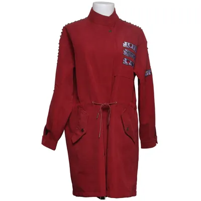 Parkas (Röd) från Aikha Bomull, Polyester