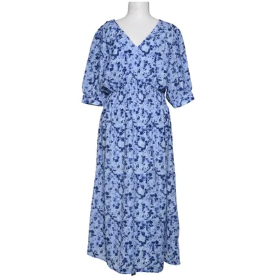 Kjole (Blå, Hvid) fra Selected Femme Elastan, Genanvendt polyester