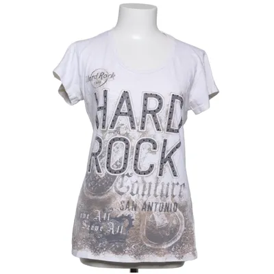 T-shirt (Vit, Brun) från Hard Rock Couture Bomull, Polyester