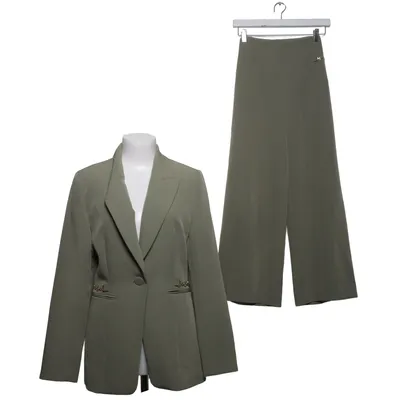 Jakkesæt (Grøn) fra Nikkie Elastan, Genanvendt polyester