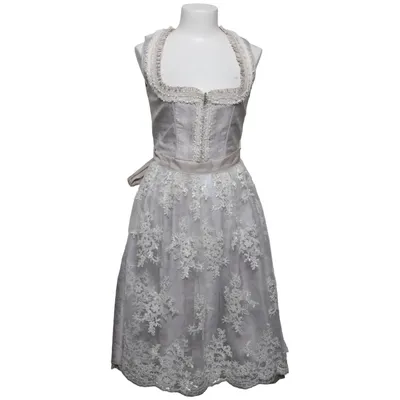 Dirndl (Grau, Weiß) von Krüger Polyester
