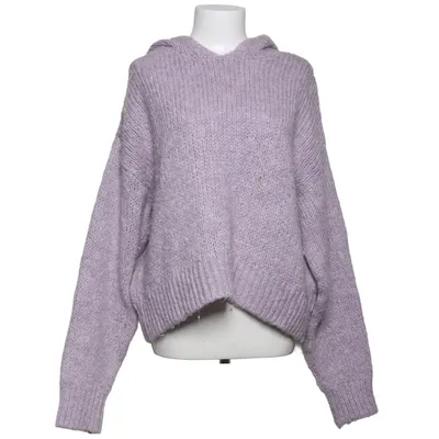 Kapuzenpullover (Lila) von Zara Knit Acryl, Mohair, Polyester, Wolle