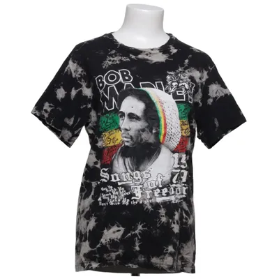 T-shirt (Sort, Grå, Flerfarvet) fra Trader Bomuld