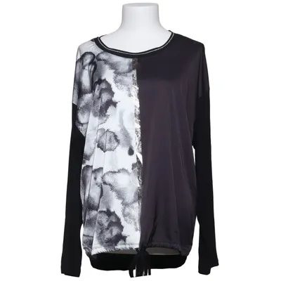 T-shirt à manches longues (Noir, Blanc, Gris) de Decay Élasthane, Polyester, Viscose