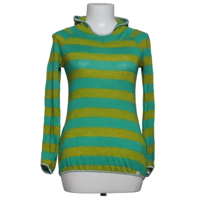 Hoodie (Green, Yellow) from Blutsgeschwister Polyester, Viscose, Wool