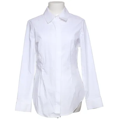 Shirt (White) from Mango Cotton, Elastane