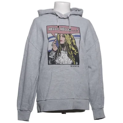 Sweat à capuche (Gris) de Nikkie Coton, Polyester