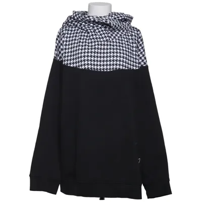 Sweat à capuche (Noir, Blanc) de Pussy Deluxe Coton, Polyester