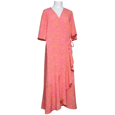 Slå-om-kjole (Pink, Gul, Flerfarvet) fra Pernilla Wahlgren Polyester