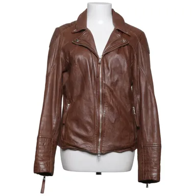 Läderjacka (Brun) från Blazer Skinn, Polyester
