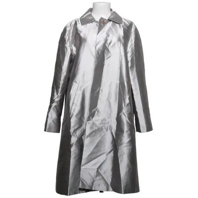 Manteau (Argent) de Strenesse Cupro, Soie, Viscose
