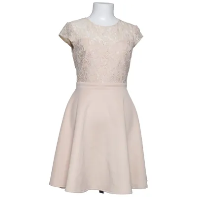 Kjole (Beige) fra Lipsy London Bomuld, Elastan, Lyocell, Polyamid, Polyester, Viscose