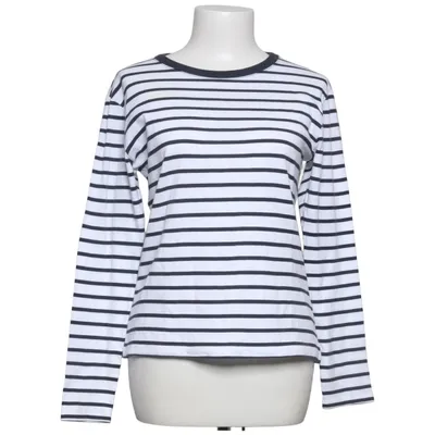 Långärmad t-shirt (Blå, Vit) från Petit Bateau Bomull