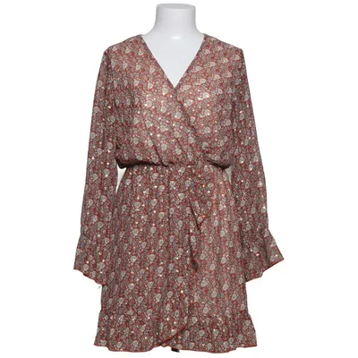 Robe portefeuille (Marron, Multicolore) de Retro & Icone Polyester