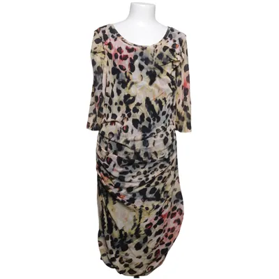 Kleid (Gelb, Schwarz, Mehrfarbig) von Oui Collection Polyamid, Polyester