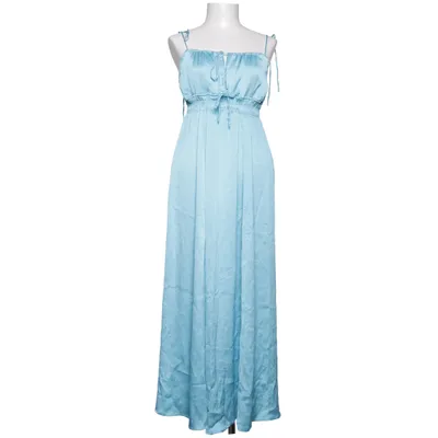 Robe longue (Bleu) de H&M Élasthane, Polyester