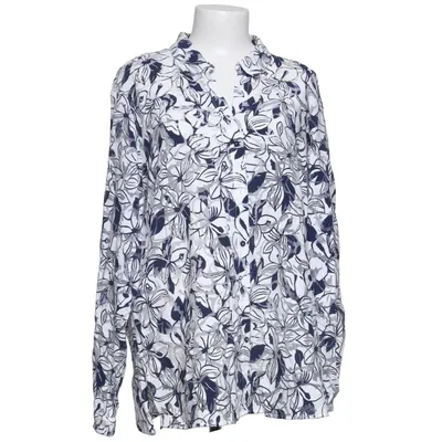Blouse (Blauw, Wit) van Persona by Marina Rinaldi Polyamide, Viscose