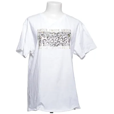 T-shirt (Weiß) von CC Fashion Baumwolle, Elasthan