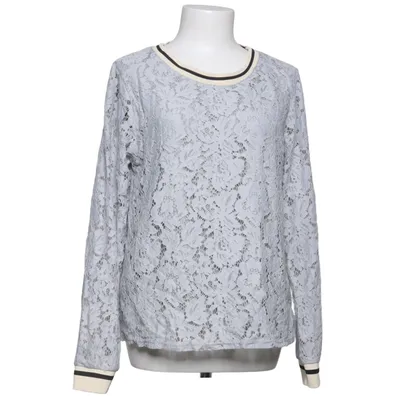Long sleeve T-shirt (Gray, Blue) from Lacony Elastane, Polyester, Viscose