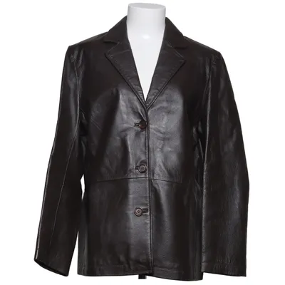 Leather blazer (Brown) from Yessica by C&A Leather, Polyester