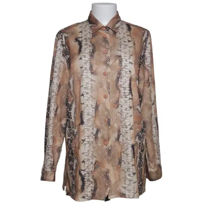 Shirt (Brown, Black, Beige) from Finn Karelia Polyester, Wool